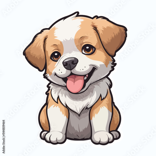 Dog sticker icon