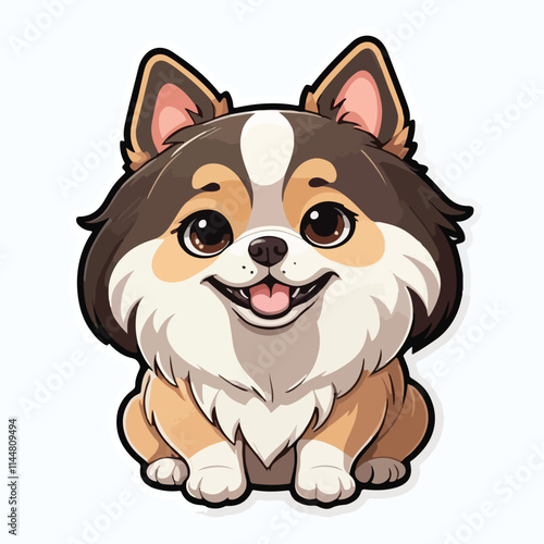 Dog sticker icon