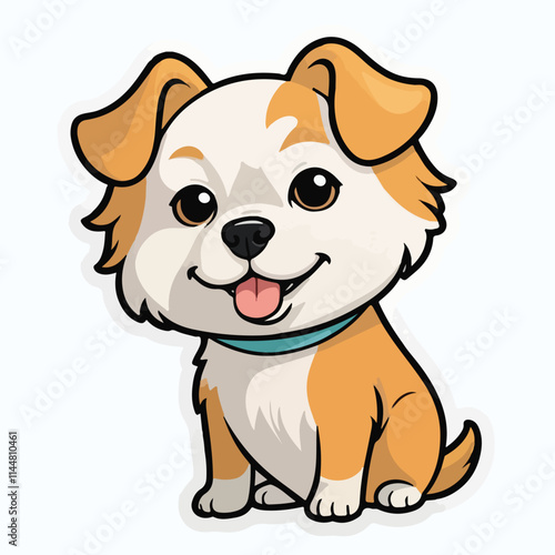 Dog sticker icon