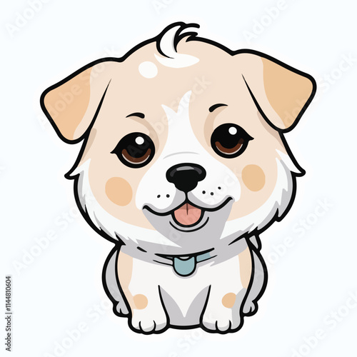 Dog sticker icon