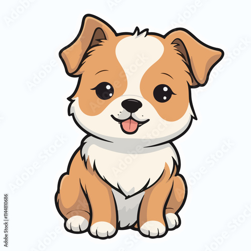 Dog sticker icon