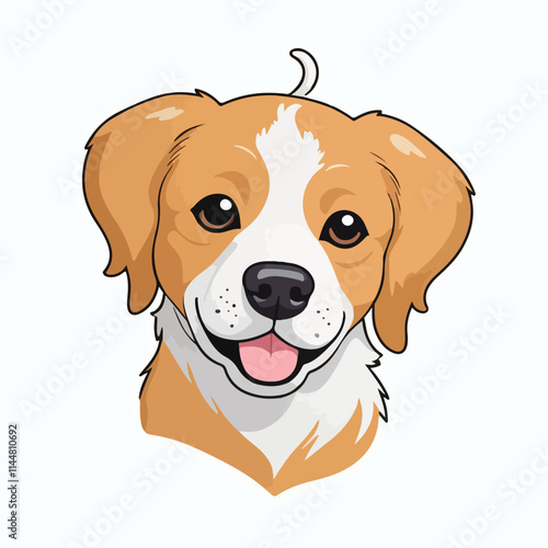 Dog sticker icon