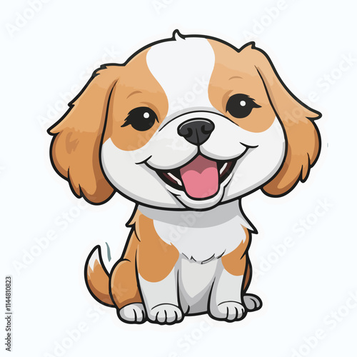Dog sticker icon