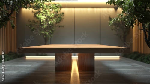 modern living room with table and chairs