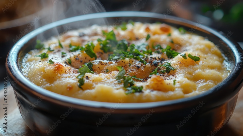 polenta gorgonzola italian food, AI generated polenta gorgonzola italian food, AI generated