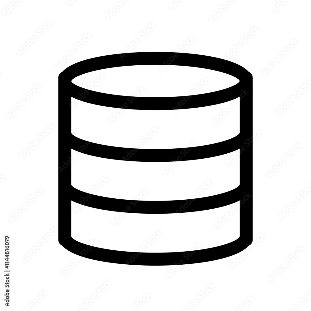 Cloud OA integrated linear system black outline icon pack Cloud OA integrated linear system black outline icon pack