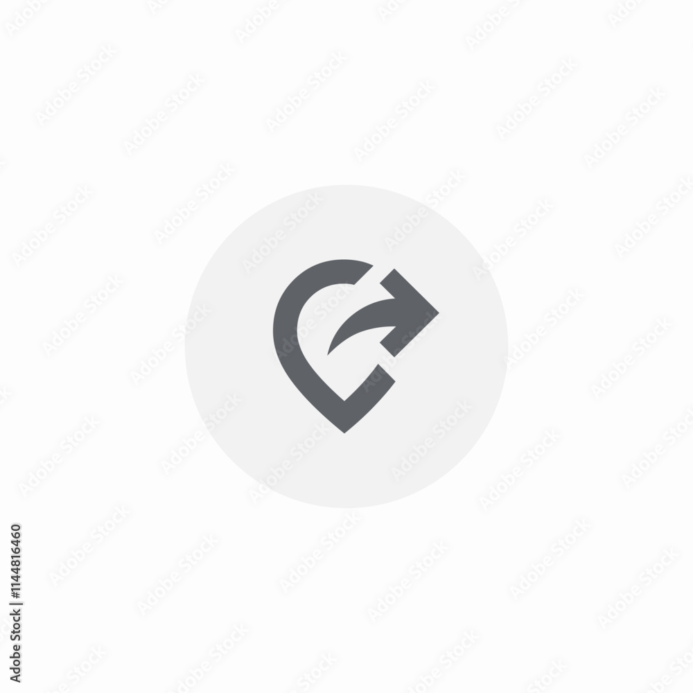 share location place icon sign vector share location place icon sign vector
