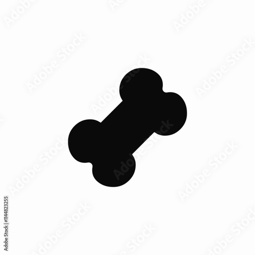 dog food bone icon sign vector