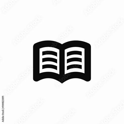 open book icon sign vector