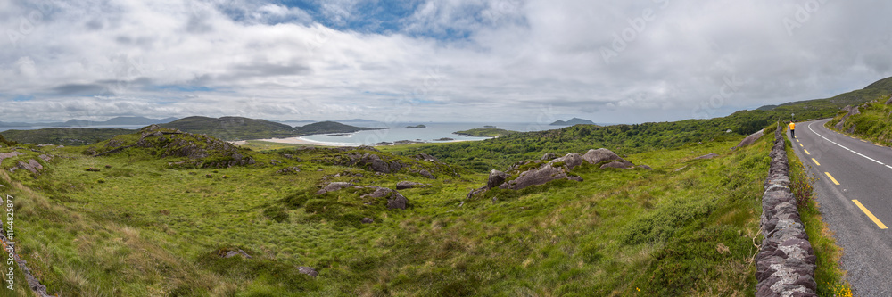 Irland Panorama - Landschaft auf der Iveragh Halbinsel Irland Panorama - Landschaft auf der Iveragh Halbinsel