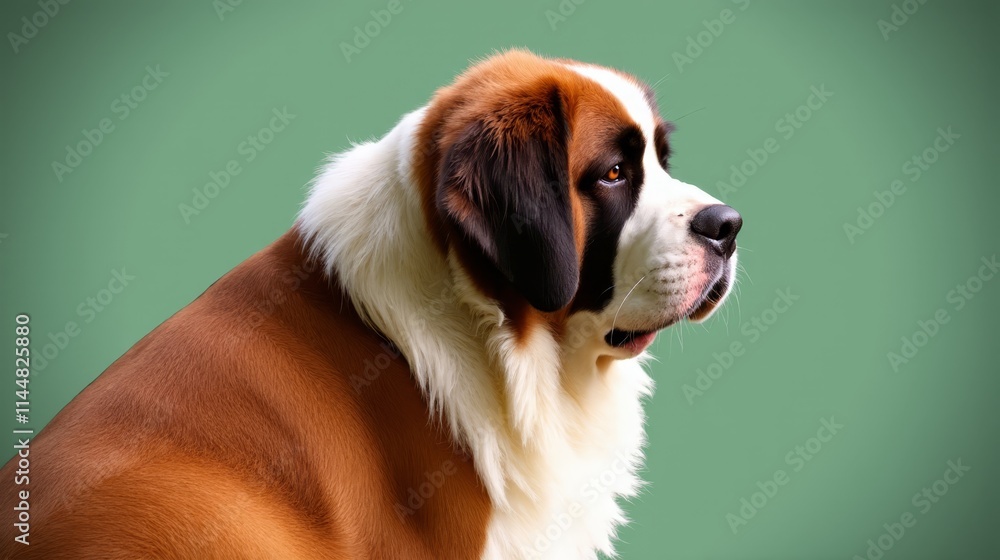 A brown and white dog sitting on top of a green surface A brown and white dog sitting on top of a green surface