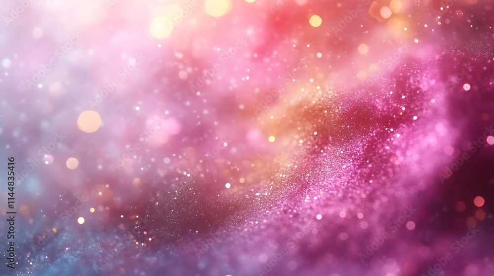 Sparkling Pink and Gold Abstract Background Sparkling Pink and Gold Abstract Background