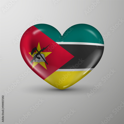 3d heart background with flag of Mozambique. An element of impact for the use you want to make of it. Free Download 3d heart background with flag of Mozambique. An element of impact for the use you want to make of it. - GFXLoad
