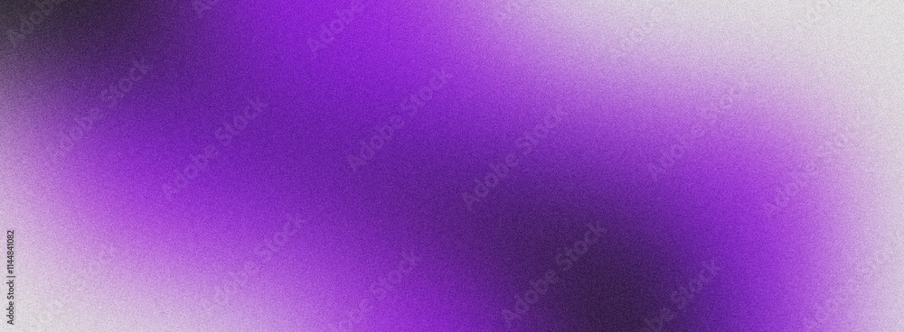 Grainy gradient background with noise texture and seamless abstract purple wave pattern on white for poster design Grainy gradient background with noise texture and seamless abstract purple wave pattern on white for poster design