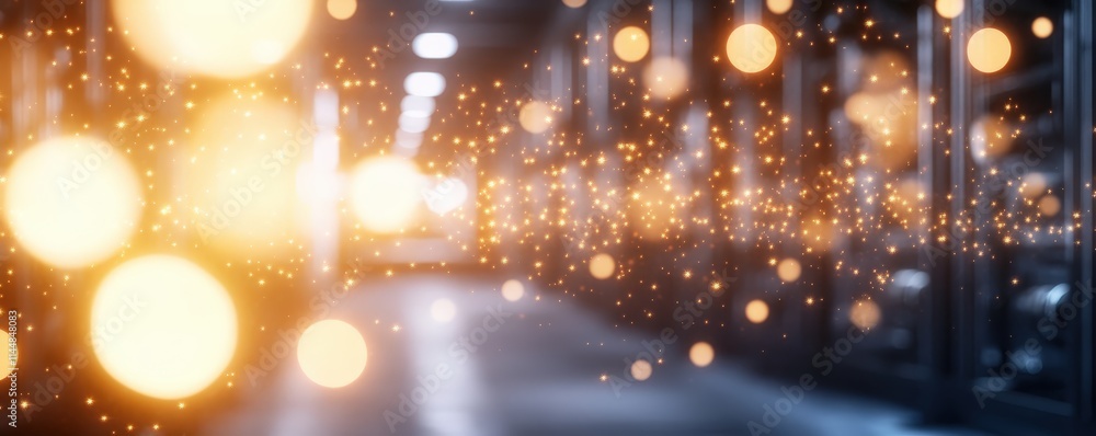 Obraz premium Innovative fiber optic systems transforming industrial connectivity in a futuristic environment