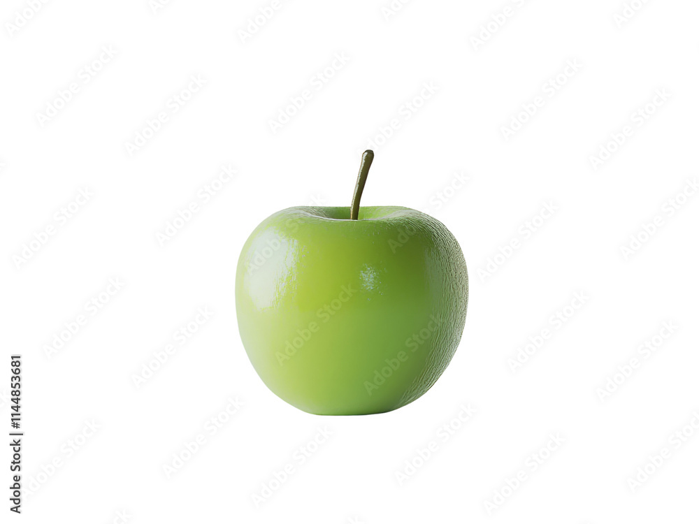 Green apple isolated on transparent background. Green apple isolated on transparent background.