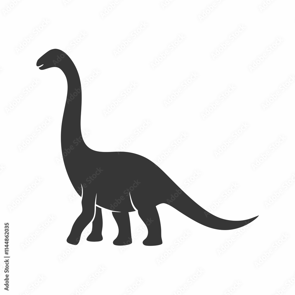 Dinosaur Silhouette Vector Design Dinosaur Silhouette Vector Design