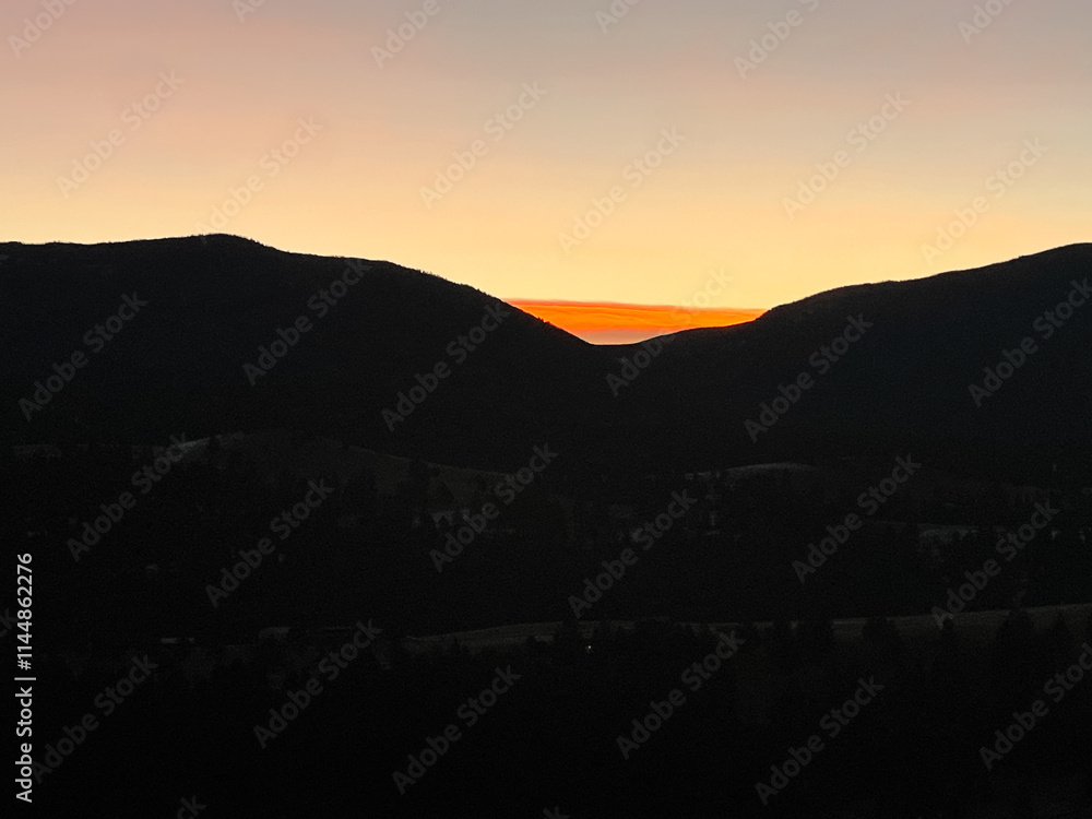 Obraz premium Montana Sunrise