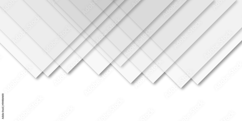 Abstract white and grey smooth light minimal geometric square tringle shape soft shadow background. design for perfect cover, banner, graphics template. vector illustration. Abstract white and grey smooth light minimal geometric square tringle shape soft shadow background. design for perfect cover, banner, graphics template. vector illustration.