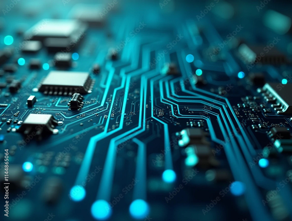 High-Tech Circuit Board High-Tech Circuit Board