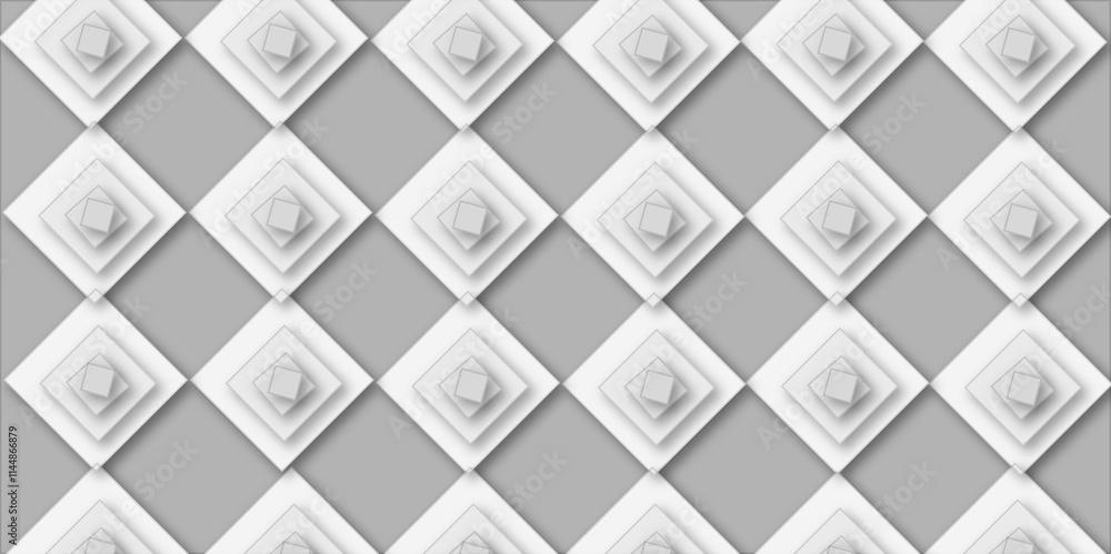 Abstract white and grey smooth light minimal geometric square tringle shape soft shadow background. design for perfect cover, banner, graphics template. vector illustration. Abstract white and grey smooth light minimal geometric square tringle shape soft shadow background. design for perfect cover, banner, graphics template. vector illustration.