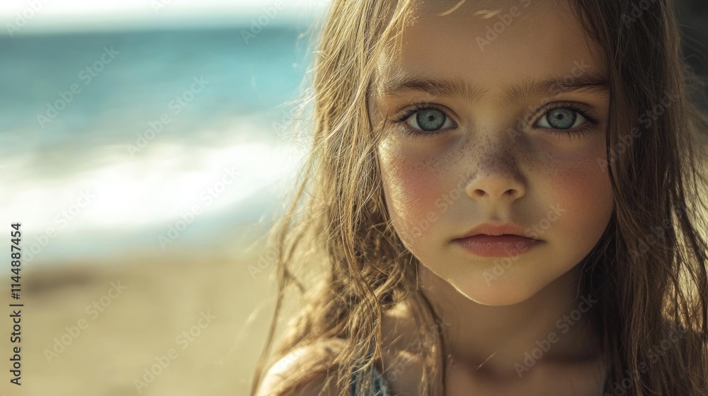 Girl with freckles Girl with freckles