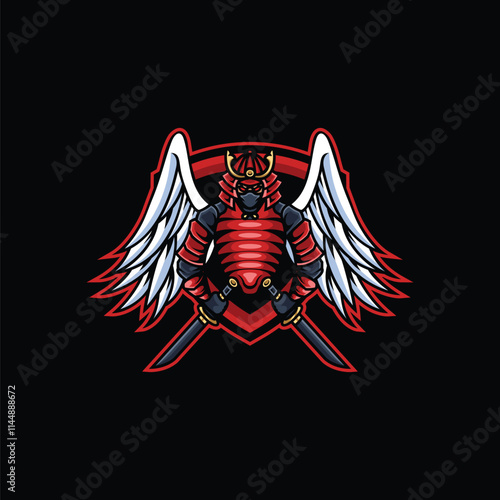 Samurai Esport Logo Template