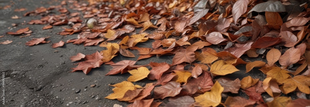 Copper & russet beech leaves, fallen on ground, leaves, floor Copper & russet beech leaves, fallen on ground, leaves, floor