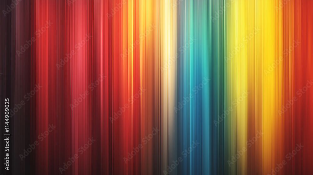 Vibrant Vertical Stripes of Colorful Hues Vibrant Vertical Stripes of Colorful Hues