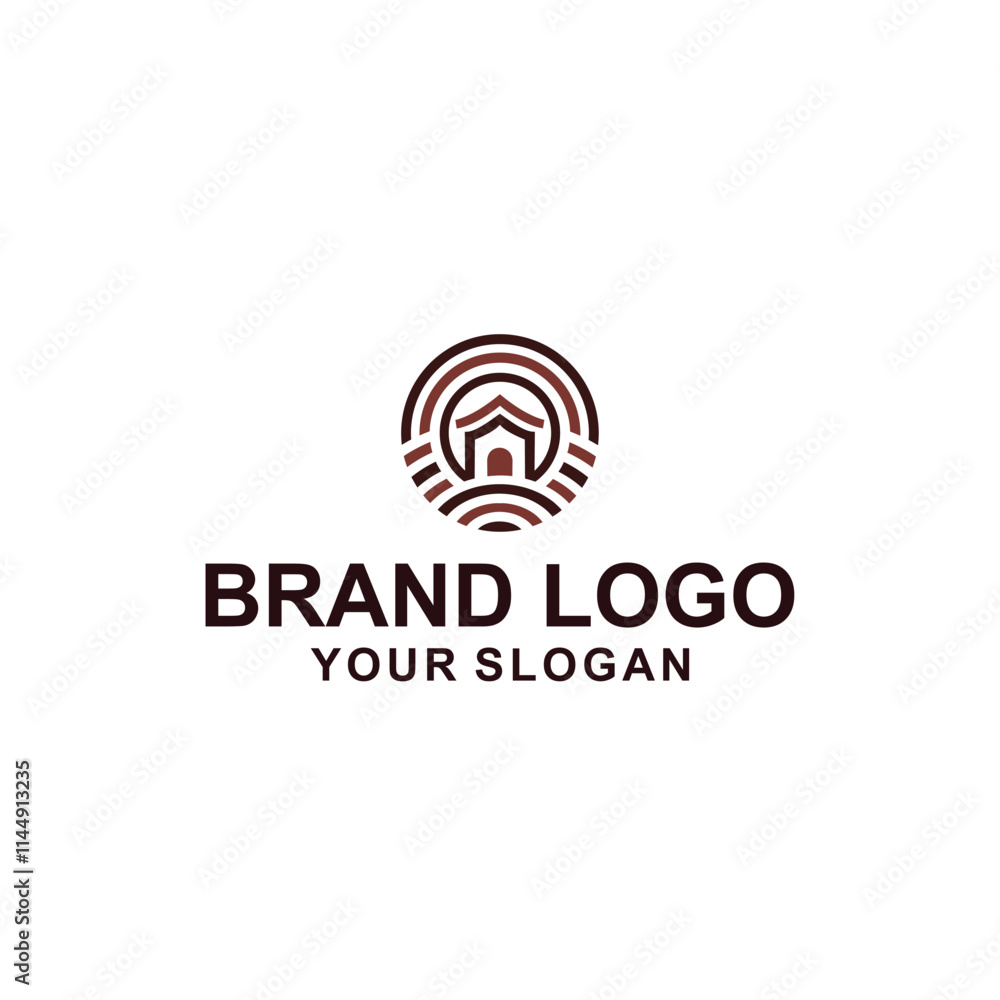 circle home tech logo vector illustration circle home tech logo vector illustration