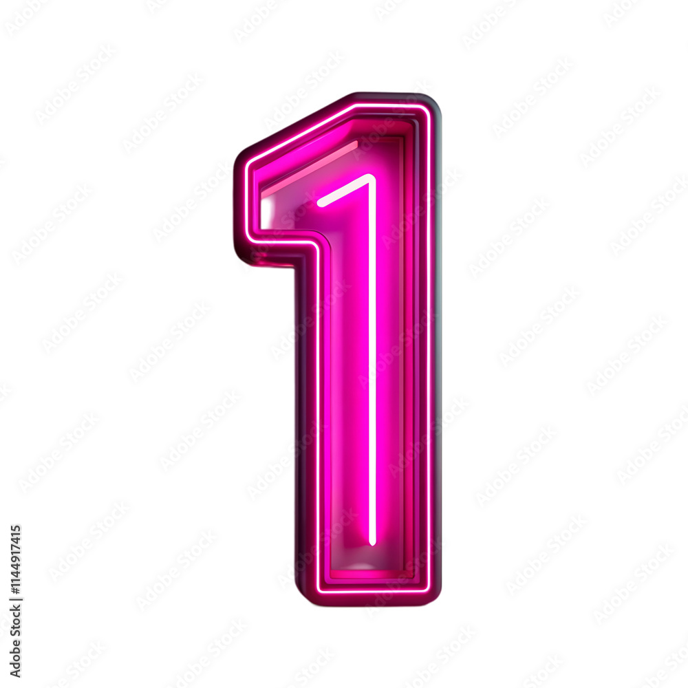 3d silver number 1 3d silver number 1
