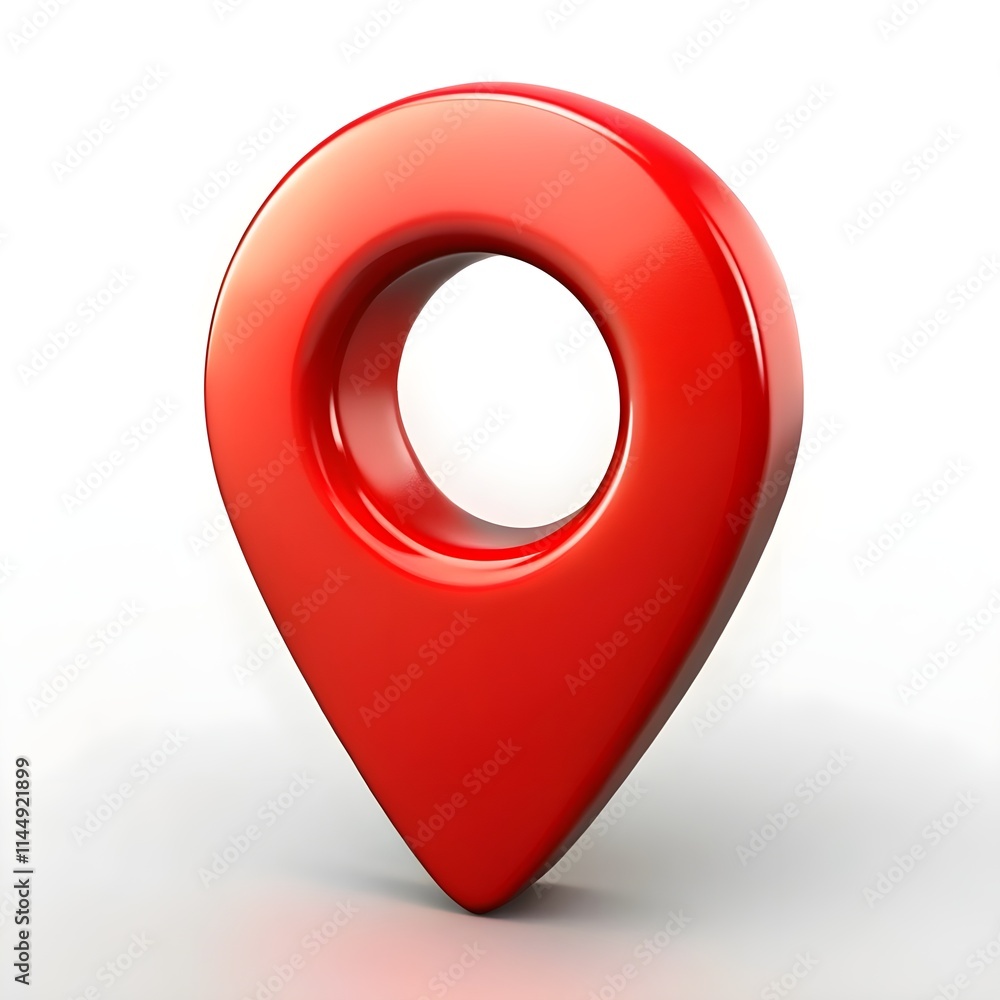 3d pin marker isolated on white 3d pin marker isolated on white