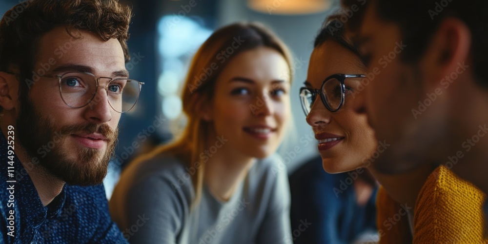 Obraz premium Friends having a discussion