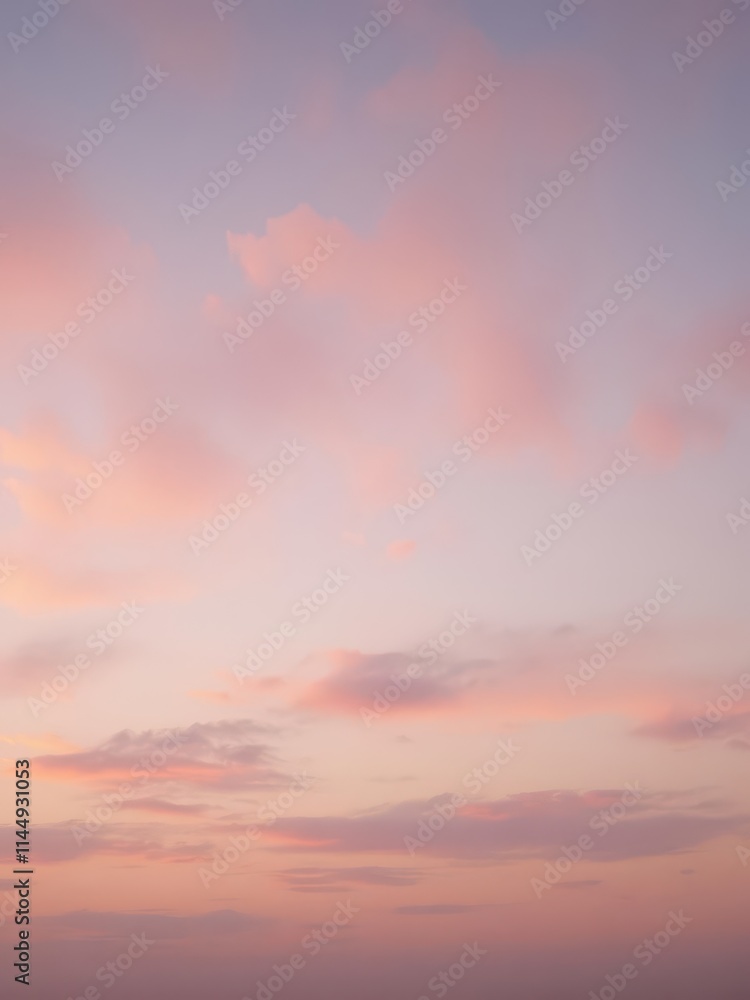 Soft hues of orange, purple, and blue blend seamlessly in a post-sunset sky, beautiful, gradual, smooth Soft hues of orange, purple, and blue blend seamlessly in a post-sunset sky, beautiful, gradual, smooth