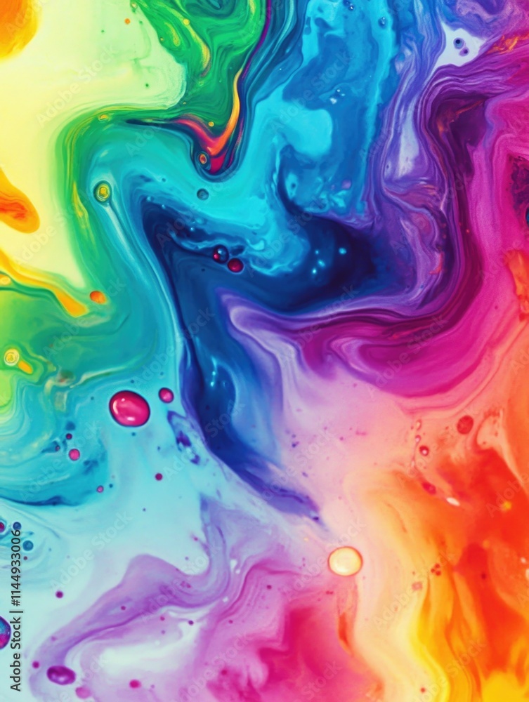 custom made wallpaper toronto digitalVibrant Abstract Art with Colorful Drops