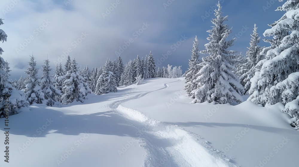 Snowy background in chirstmas Snowy background in chirstmas