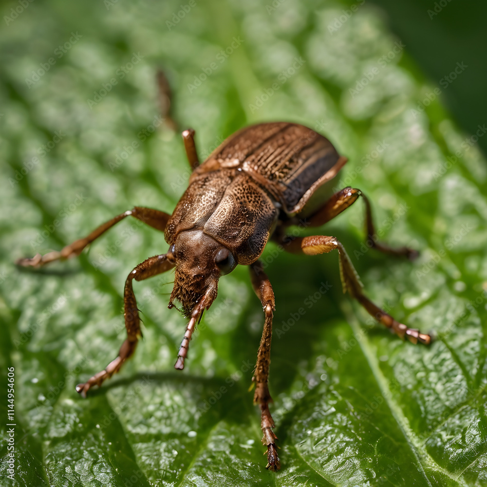 Detailed Close-Up of an Insect on Foliage Detailed Close-Up of an Insect on Foliage