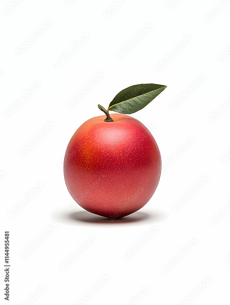 Red apple studio shot, single fruit, white background, healthy food, recipe ingredient. Red apple studio shot, single fruit, white background, healthy food, recipe ingredient.