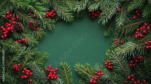 Chirstmas concept invitation card design