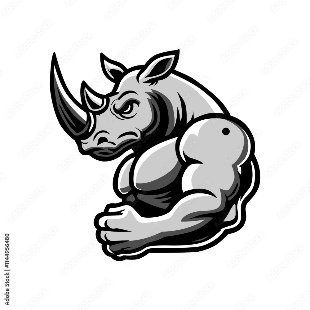 a drawing of a rhino with a rhino on it a drawing of a rhino with a rhino on it