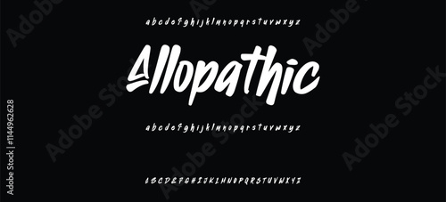 Cool street art font dynamic graffiti font for modern bold marker logo, spirited expressive headline, youth urban vibe. Art typographic design. Vector typeset