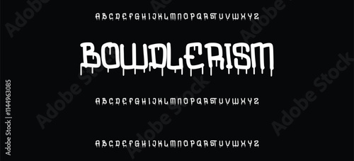 Cool street art font dynamic graffiti font for modern bold marker logo, spirited expressive headline, youth urban vibe. Art typographic design. Vector typeset