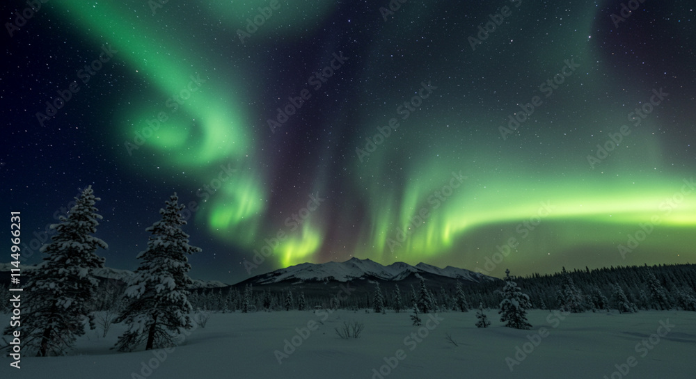 A Frozen World Beneath the Northern Lights A Frozen World Beneath the Northern Lights
