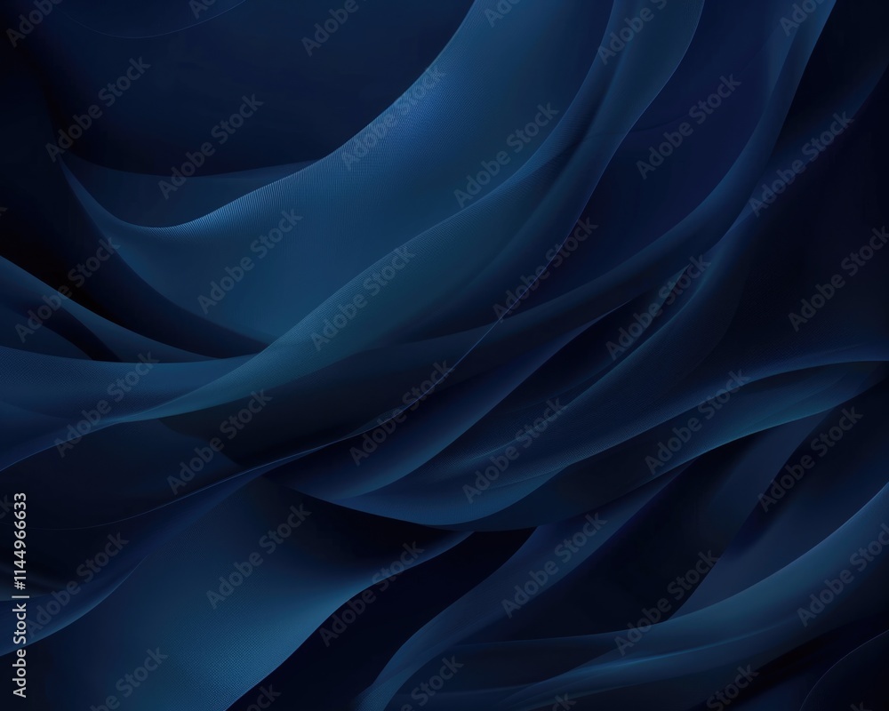 Fototapeta premium Wedding Background Blue. Gradient Smooth Background in Blue and Black Tones