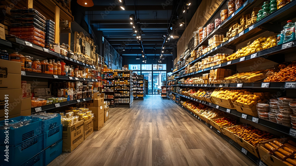 Retailscape in Italy: Well-Stocked Impulse Buy Items Near Checkout with Ample Copy Space for Branding Retailscape in Italy: Well-Stocked Impulse Buy Items Near Checkout with Ample Copy Space for Branding