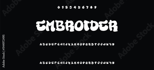 Cool street art font dynamic graffiti font for modern bold marker logo, spirited expressive headline, youth urban vibe. Art typographic design. Vector typeset