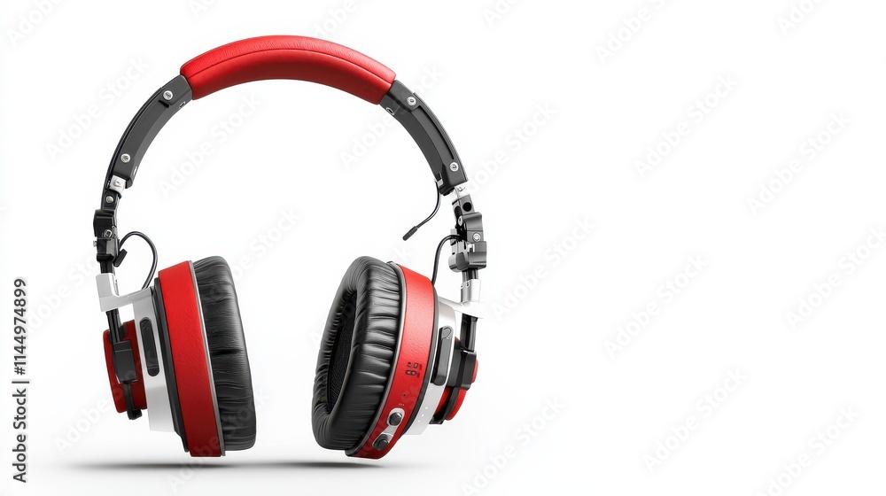 Isolated gaming headset with sharp reflections on white background low resolution focused product image for online gaming enthusiasts Isolated gaming headset with sharp reflections on white background low resolution focused product image for online gaming enthusiasts