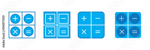 Calculator Vector Icon set