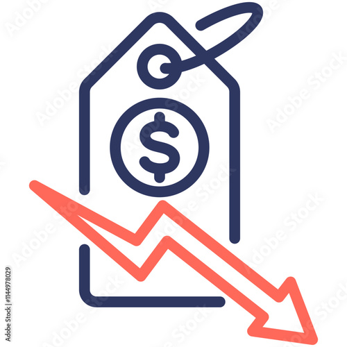 Price Down Icon