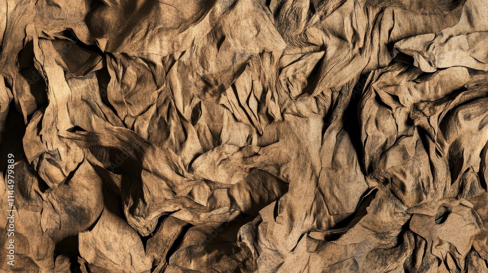 Intricate Brown Paper Texture Art: A Detailed Abstract Design Intricate Brown Paper Texture Art: A Detailed Abstract Design